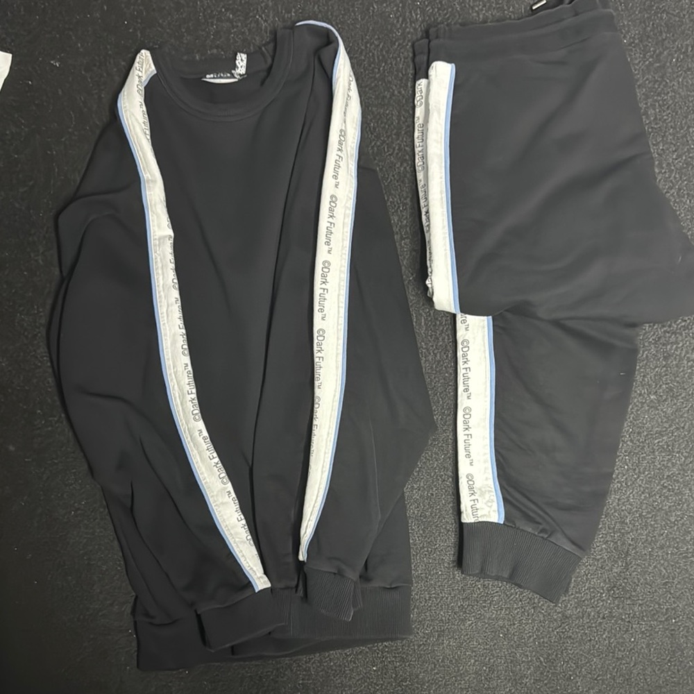 ASOS Black Sweatshirt and Matching Joggers Set